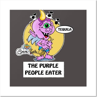 Fritts Cartoons Purple People Eater Posters and Art